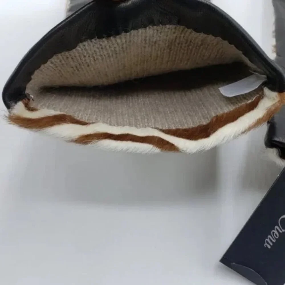J. Crew Touch-screen Leather Gloves